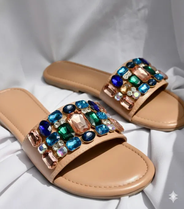 Brown_Polyster_Belezza_Flats_For_Women