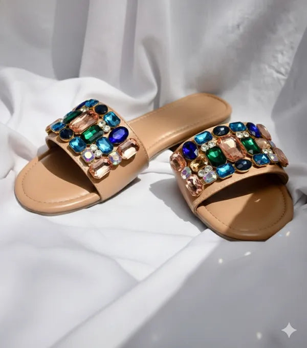 Brown_Polyster_Belezza_Flats_For_Women