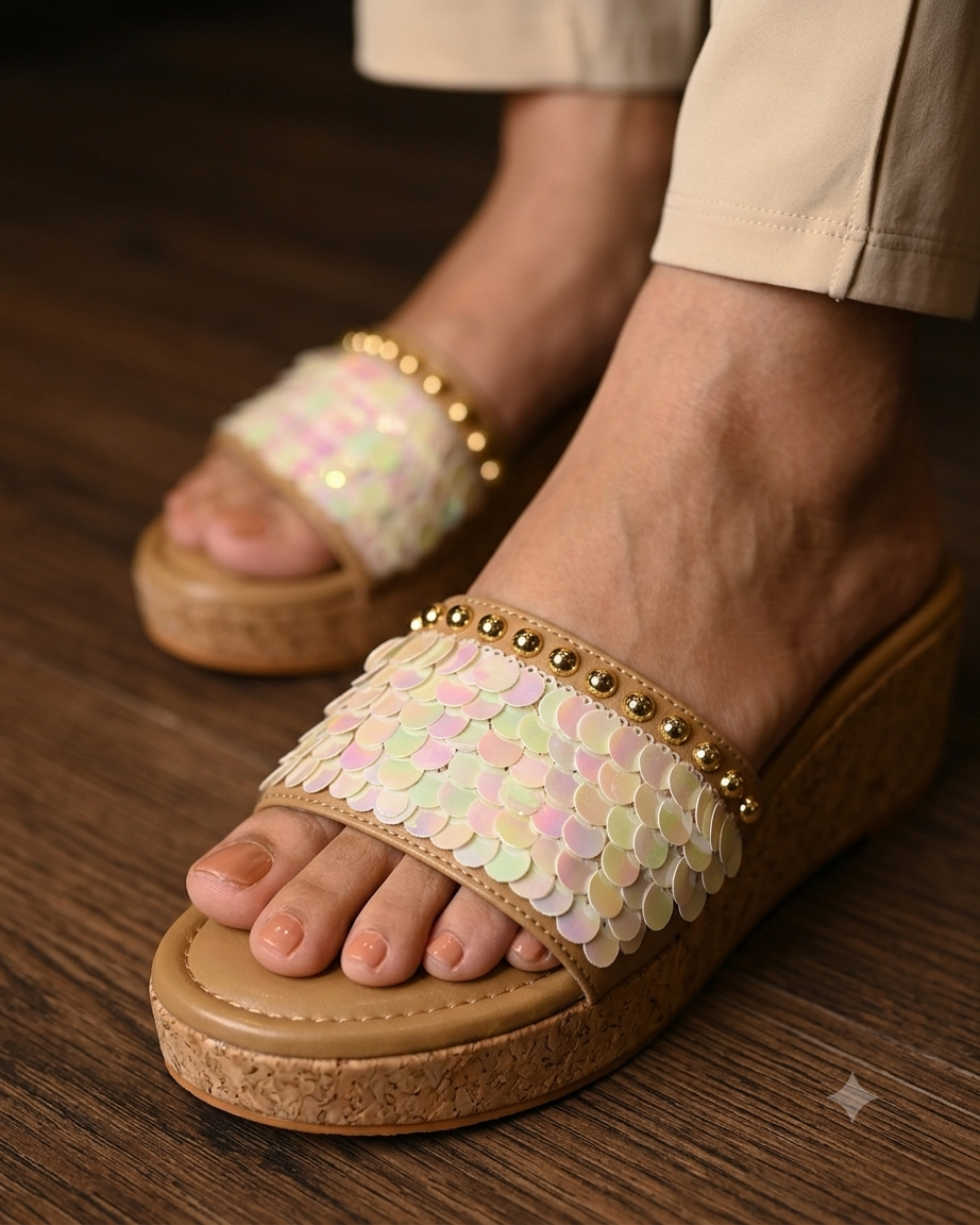 Mermaid Glow Wedge For Women | 2 Inches