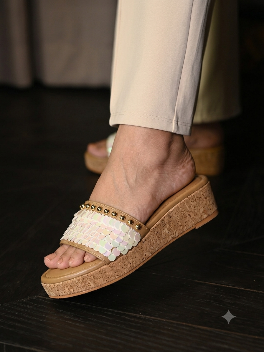 Mermaid Glow Wedge For Women | 2 Inches