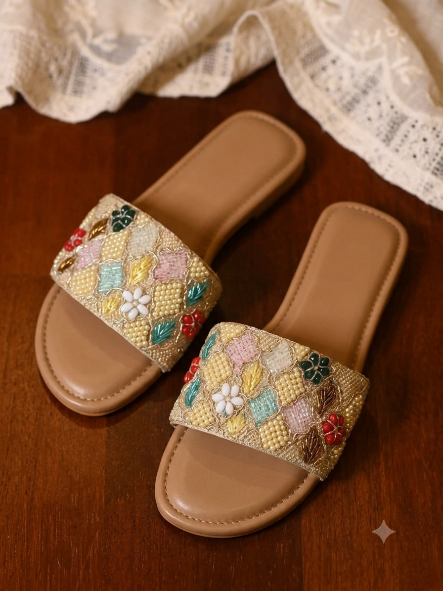Valeria Pearl Flat For Women